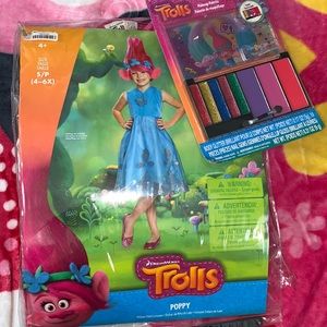 Poopy trolls girl costume